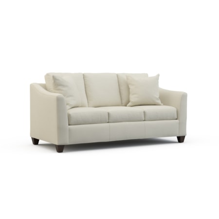 Casual Sofa w/Sloped Crescent Arms