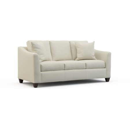 Casual Sofa w/Sloped Crescent Arms