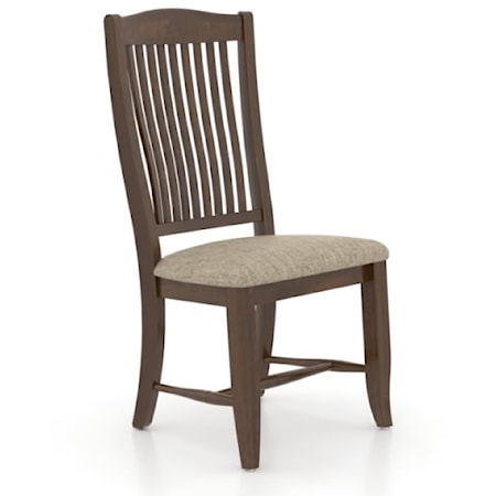 Traditional Side Chair with Slat Back