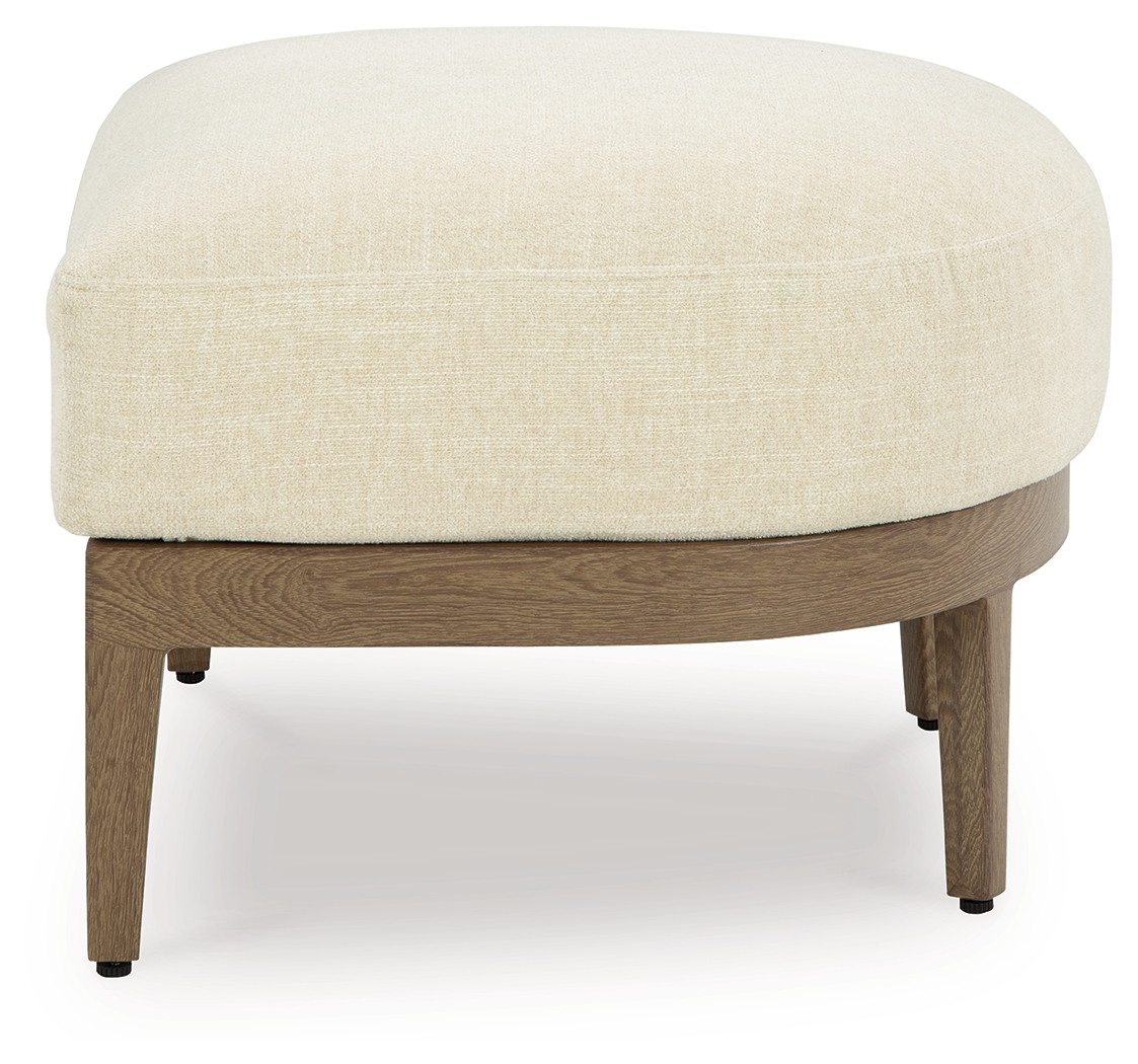 Outdoor Ottoman With Cushion