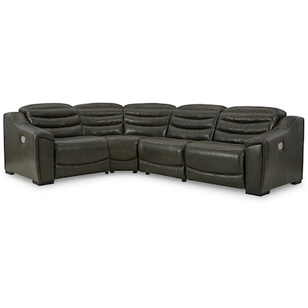 Contemporary 4-Piece Power Reclining Sectional