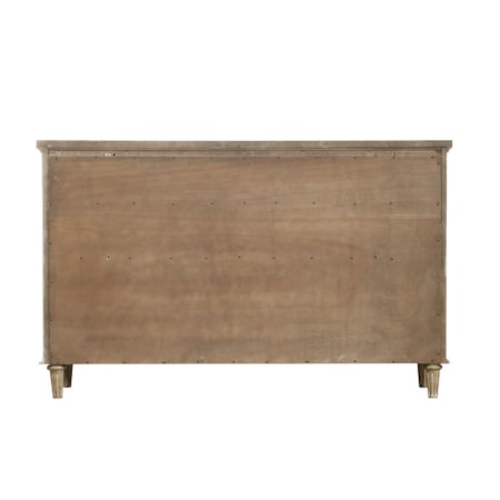 6-Drawer Dresser with Sandstone Finish