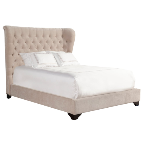 Traditional Upholstered King Bed