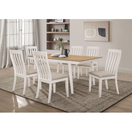 Nogales 7-piece Dining Table Set Off