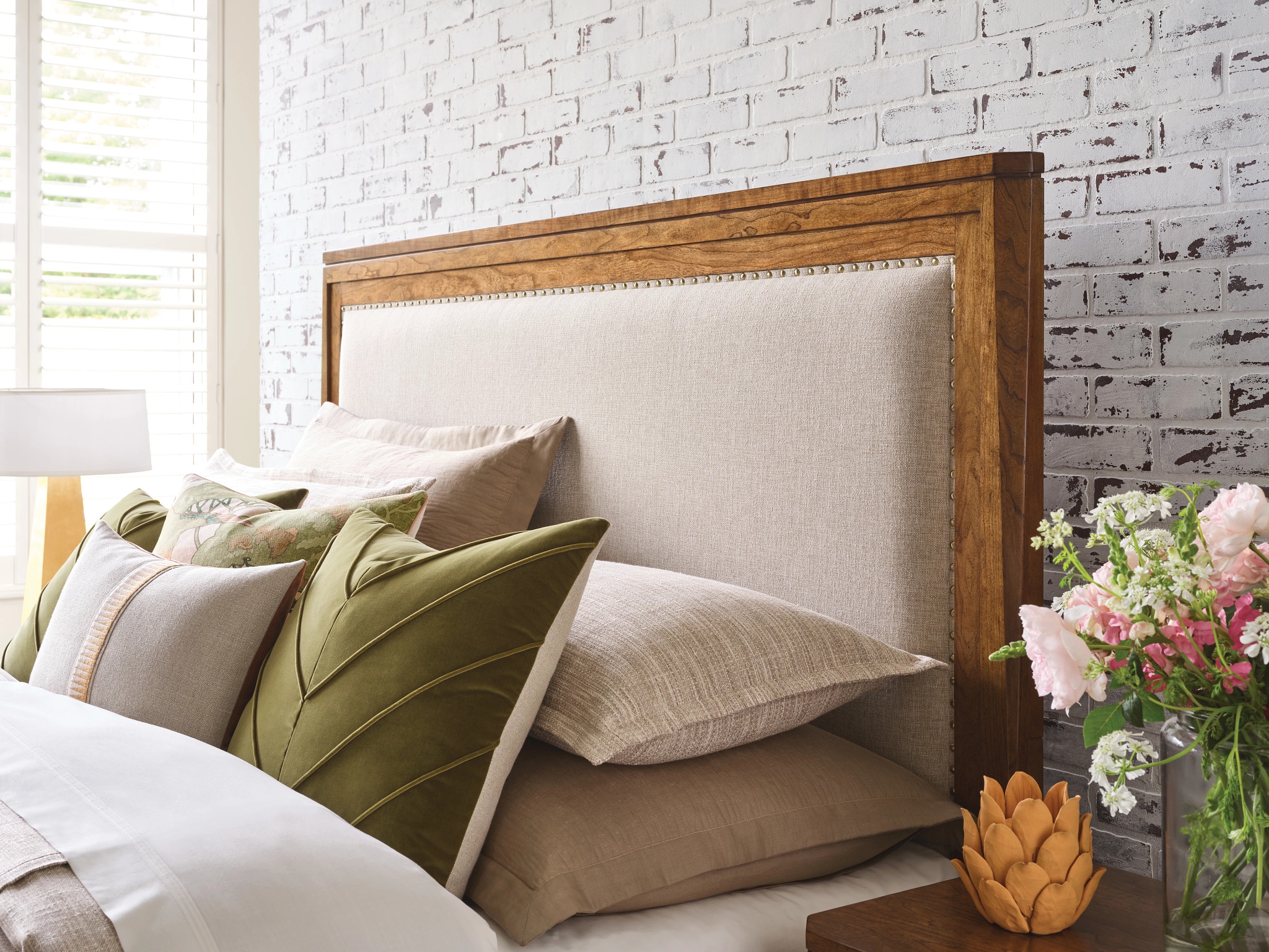 King Upholstered Bed - Complete