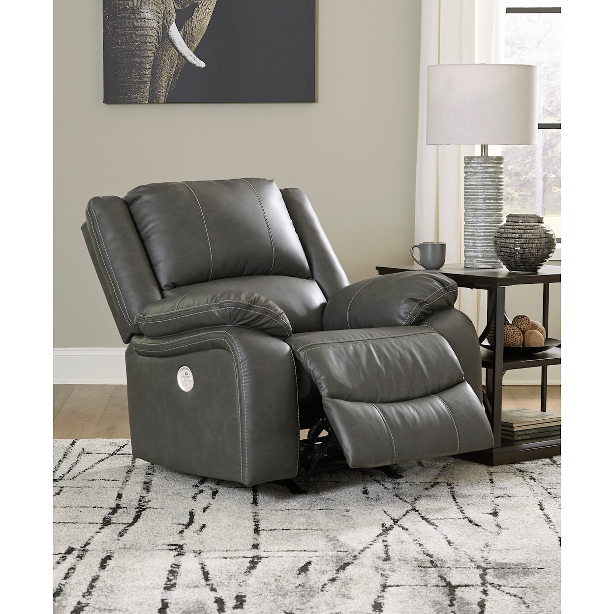 Signature Design by Ashley Calderwell Power Rocker Recliner