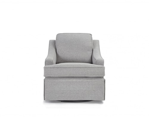 Contemporary Ayla Swivel Glider Chair