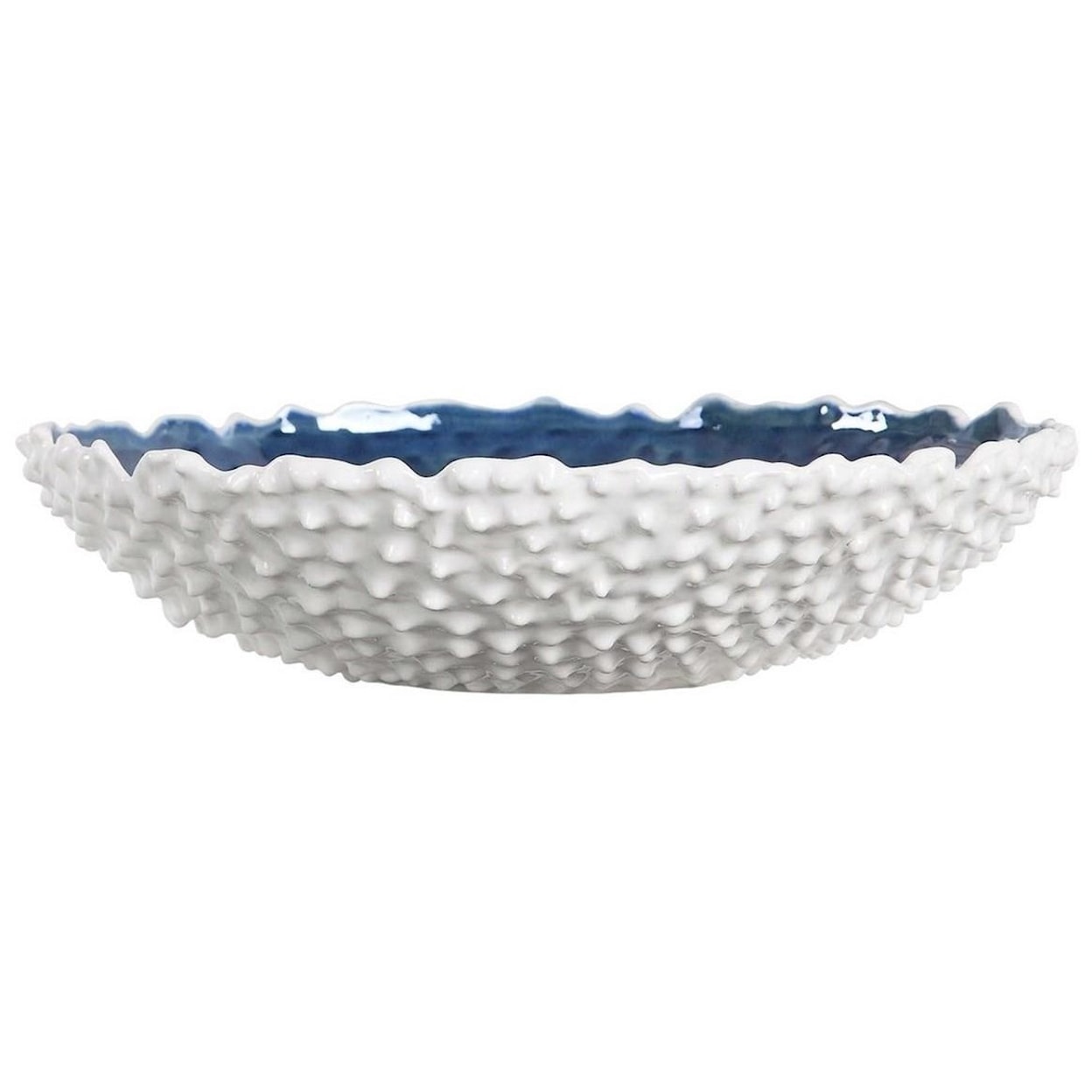 Uttermost Accessories Ciji White Bowl