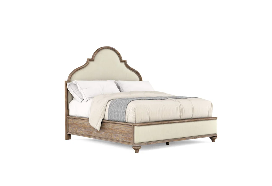 Architrave Queen Upholstered Panel Bed by A.R.T. Furniture Inc at Howell Furniture