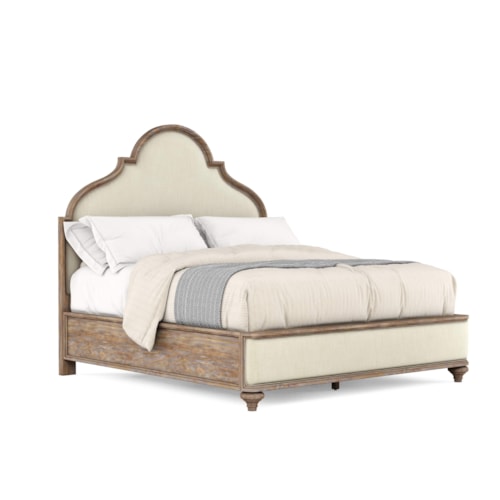 Queen Upholstered Panel Bed