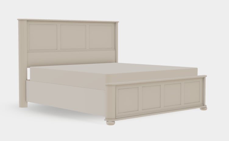 King Panel Bed Right Drawerside