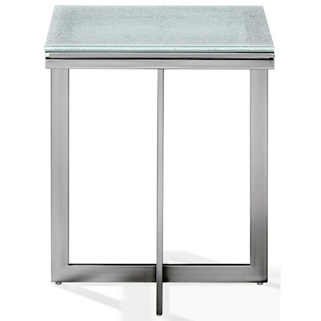 End Table in Ultra White