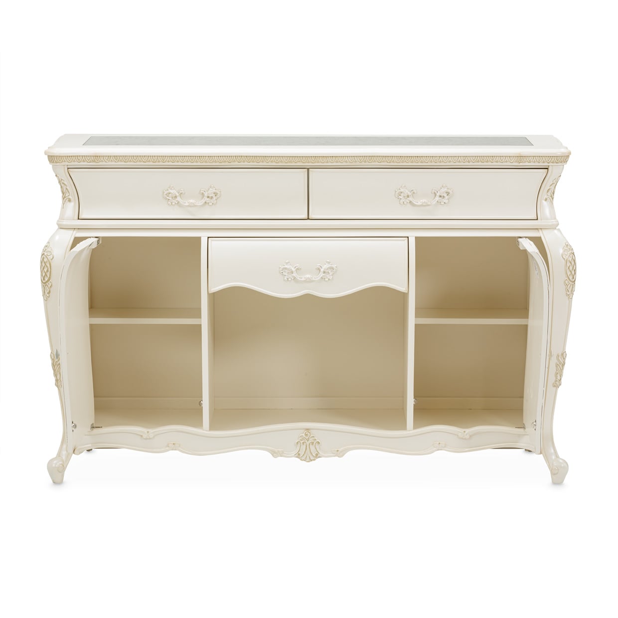 Michael Amini Lavelle Classic Pearl 3-Drawer Sideboard
