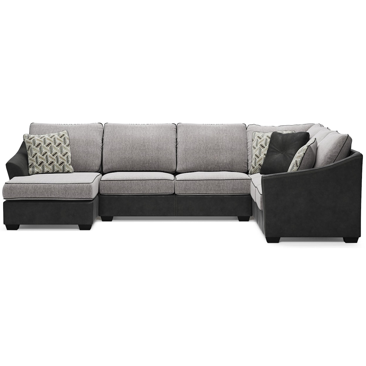Michael Alan Select Bilgray Sectional with Left Chaise