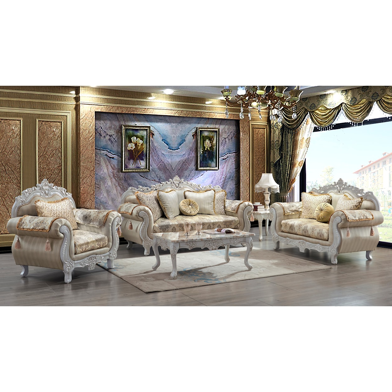 New Classic Cambria Hills Living Room Set