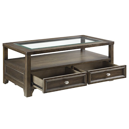 2-Drawer Cocktail Table