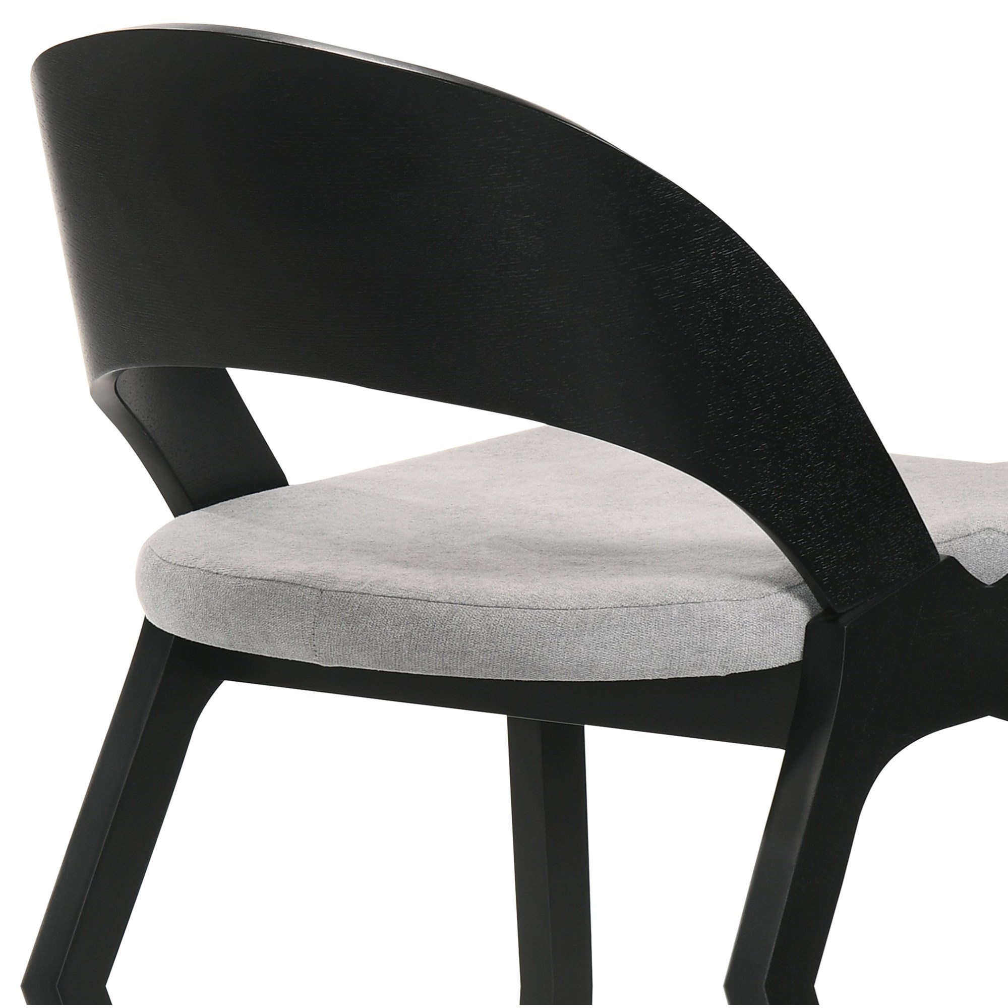 Armen Living Venus Mid-Century Modern Dining Accent Chairs Set