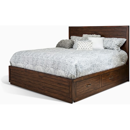 California King Storage Bed