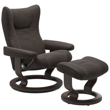 Large Reclining Chair and Ottoman
