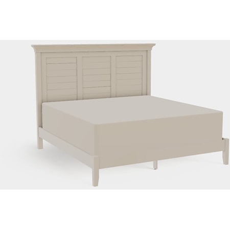 King Panel Bed with Low Rail System