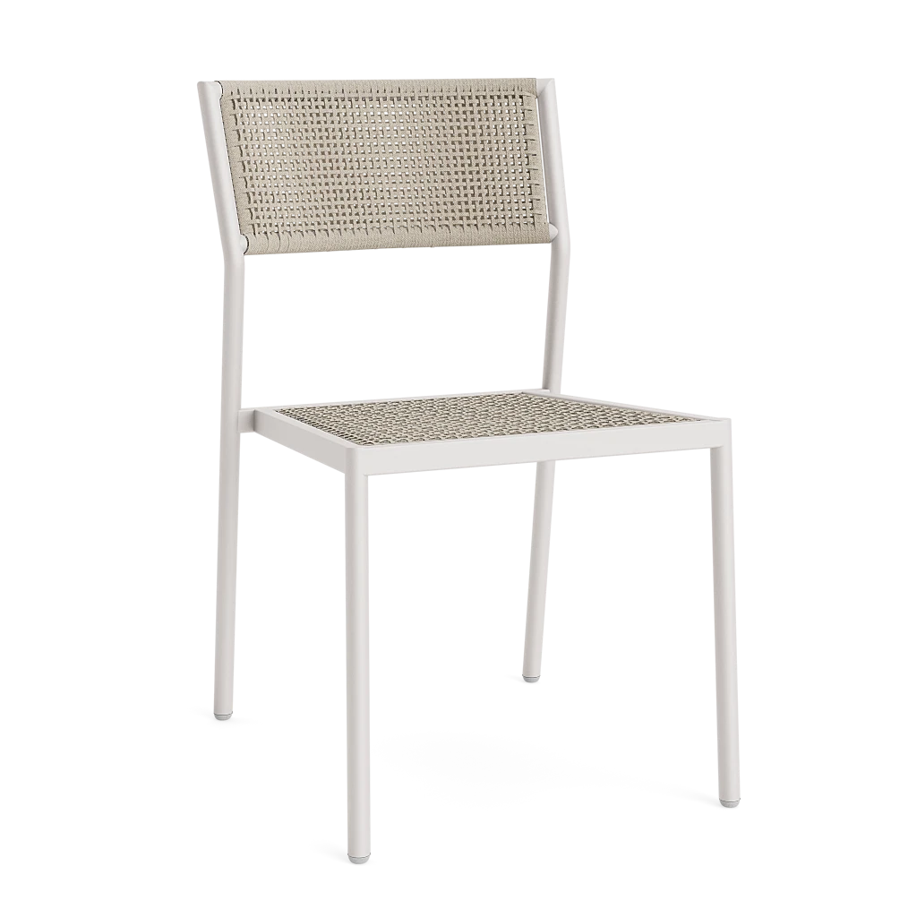 Woven Stacking Dining Side Chair