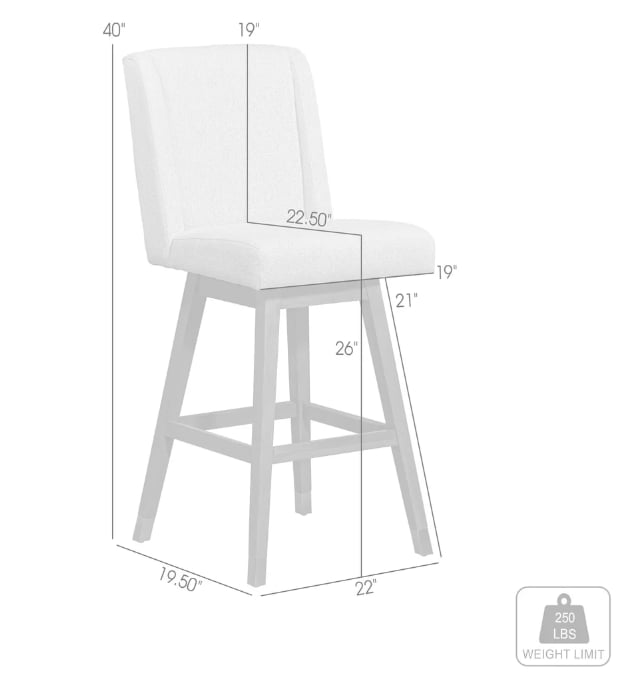 Armen Living Constantine Counter Height Barstool