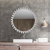 Uttermost Cyra Cyra White Round Mirror