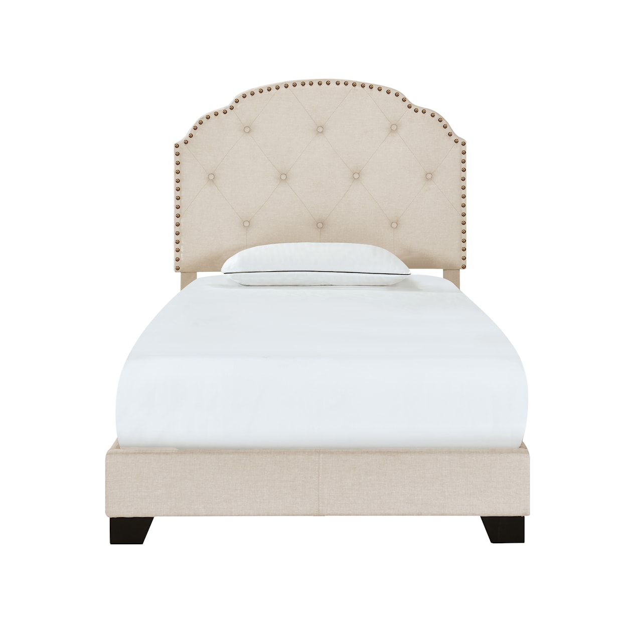 Accentrics Home Fashion Beds Twin Upholstered Bed