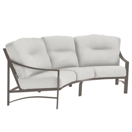 Cushioned Crescent Sofa