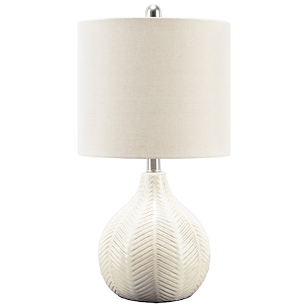 Rainermen Off White Table Lamp