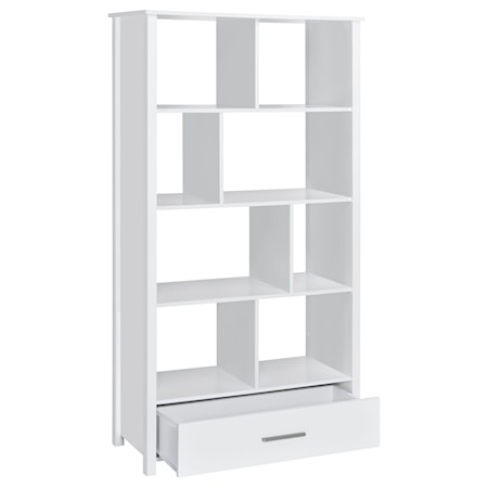 Dylan 68-Inch 4-Shelf Storage Bookshelf