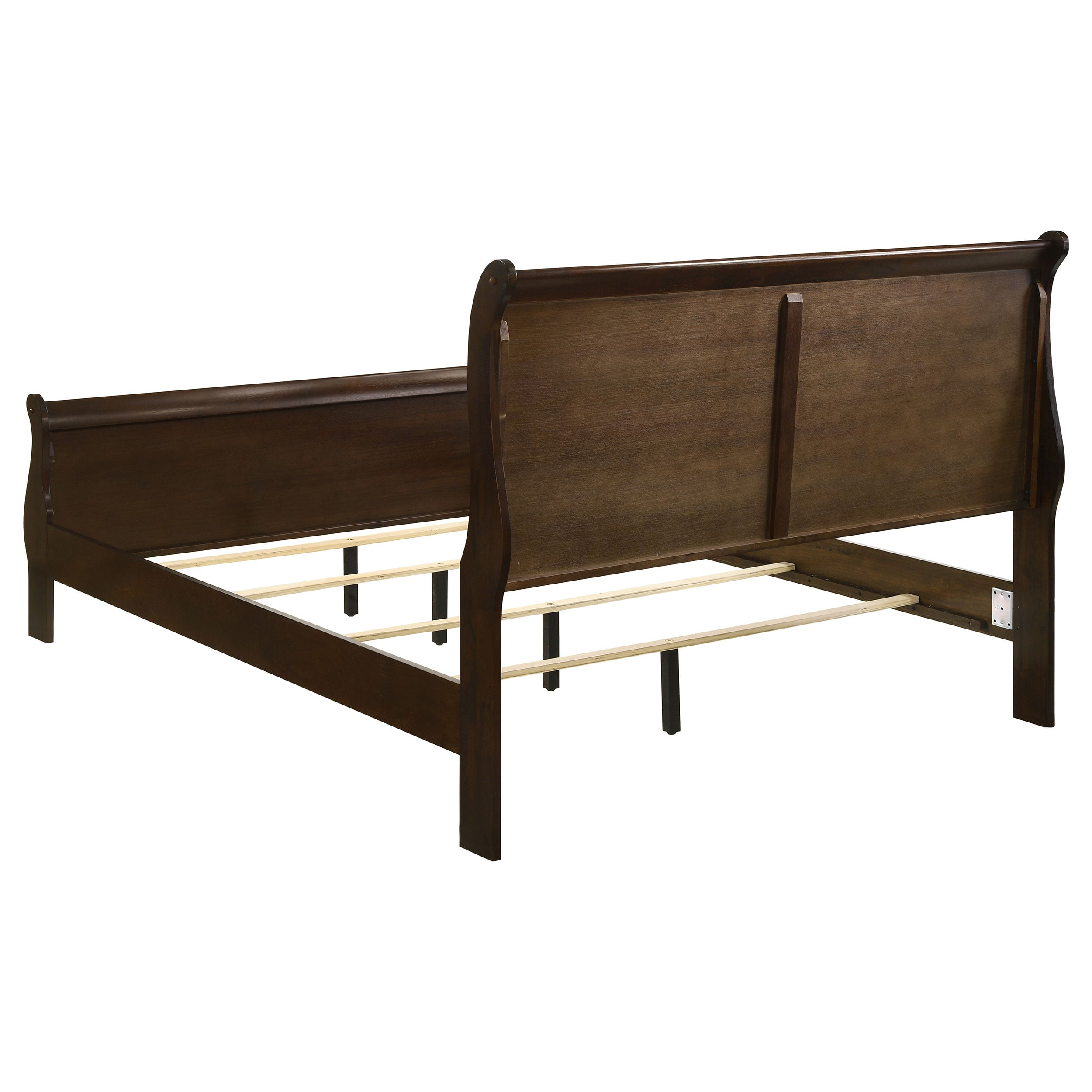 Wood Queen Sleigh Bed