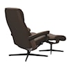 Stressless by Ekornes View View Small Recliner and Ottoman