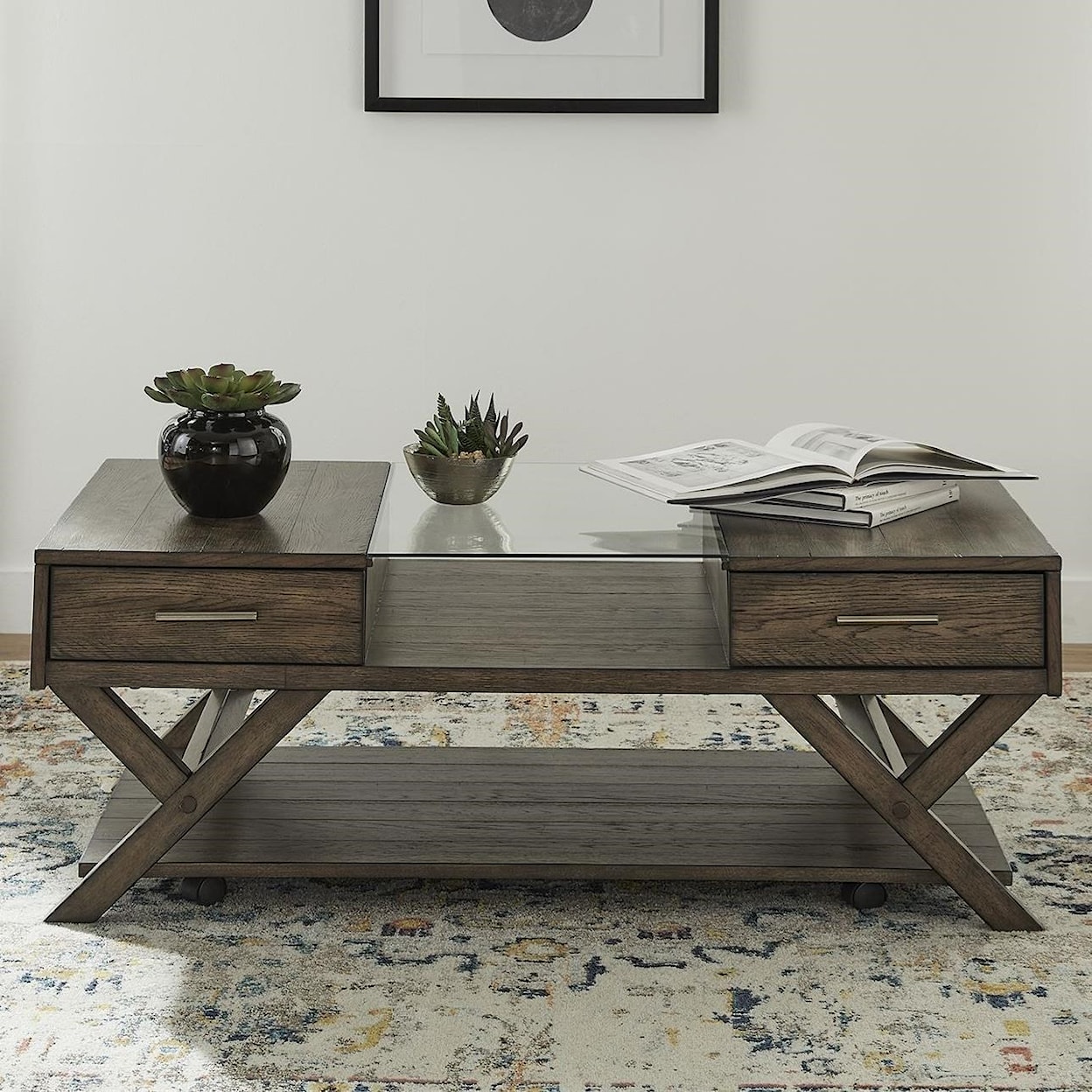 Liberty Furniture Lennox Display Cocktail Table