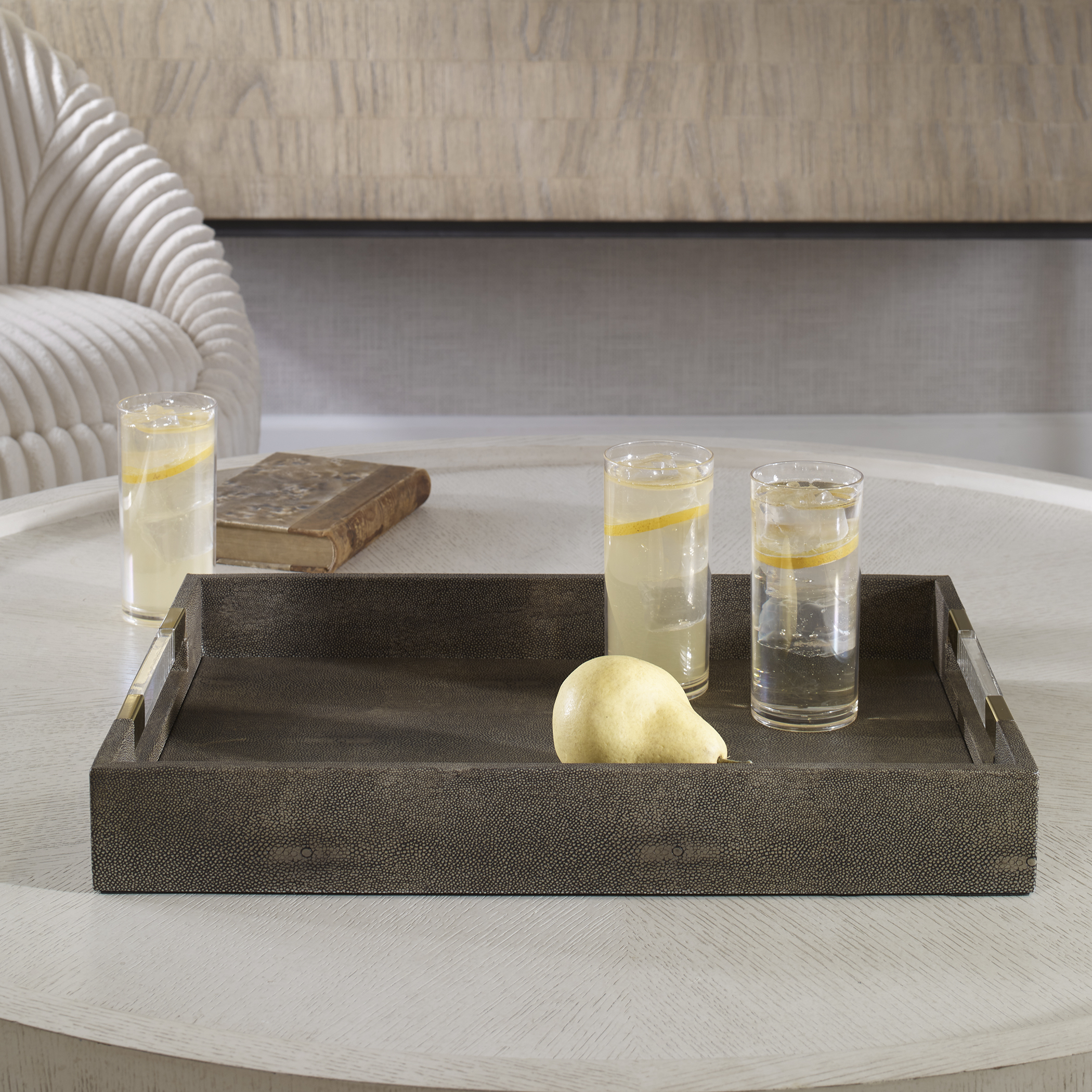 Uttermost Wessex Wessex Gray Tray