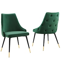 Velvet Dining Side Chair - Set of 2