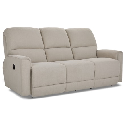 Power Reclining Sofa w/ Headrest & Lumbar