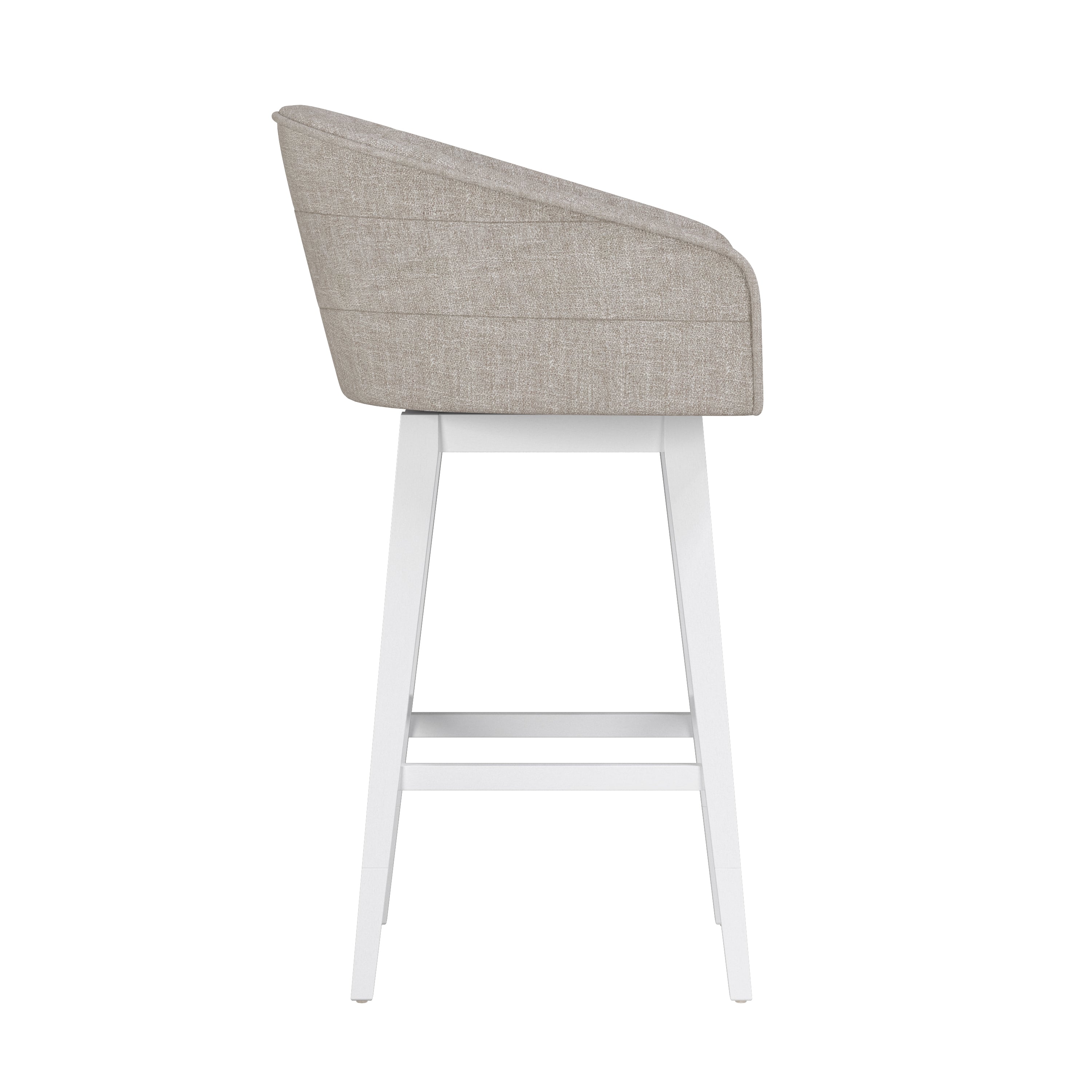 Barrel Back Adjustable Swivel Stool