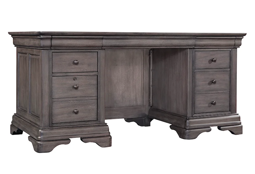 Sinclair 68" Executive Desk by Aspenhome at Wilson's Furniture