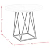 Elements International Riko Round Counter Height Dining Table
