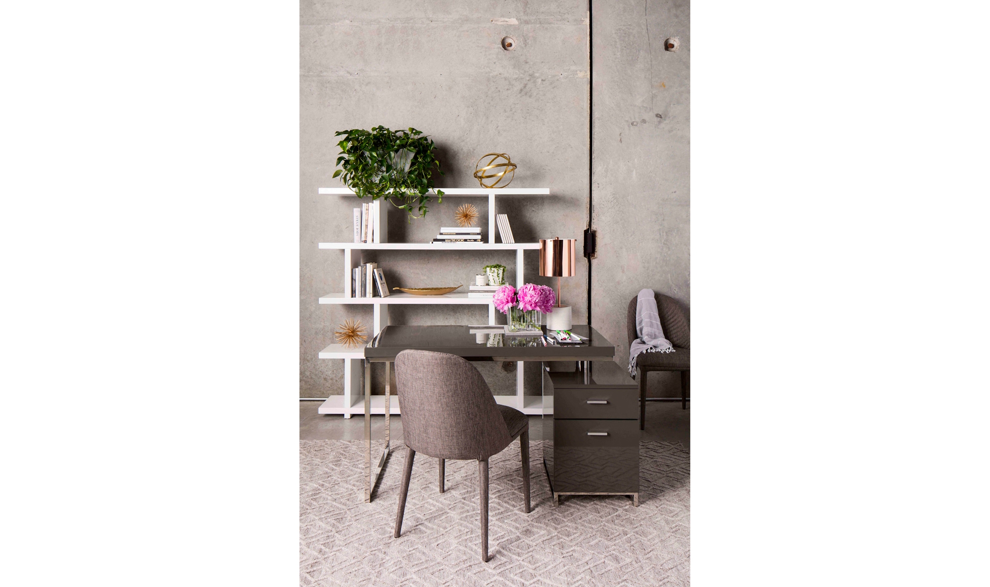 Moe's Home Collection Miri Large Open Bookcase