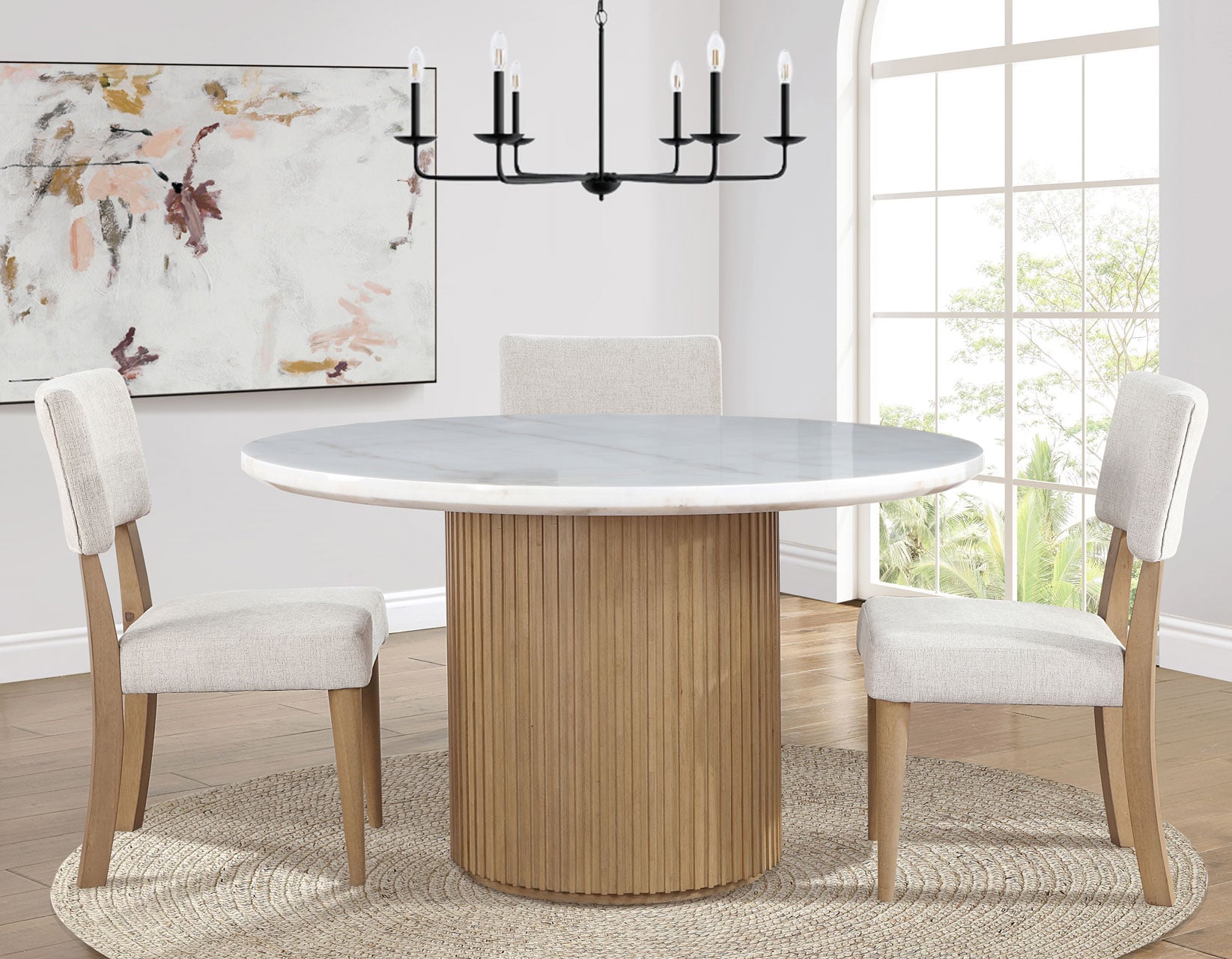 Steve Silver Colvin 52" Round Dining Table