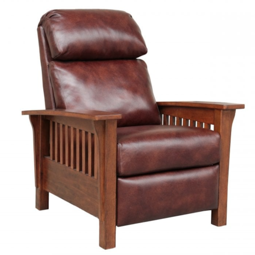 Mission Push Back Recliner with Footrest Extension