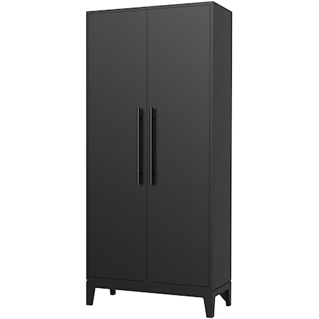 Millie Contemporary 2-Door Storage Cabinet