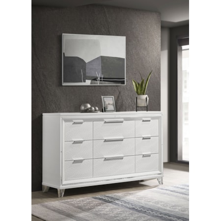 Marmore 9-Drawer Dresser Cabinet