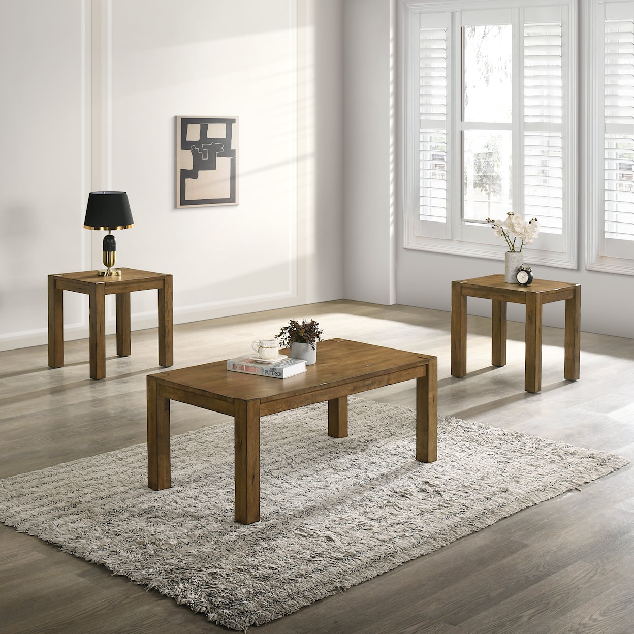 New Classic Furniture Charlie 3-Piece Occasional Set