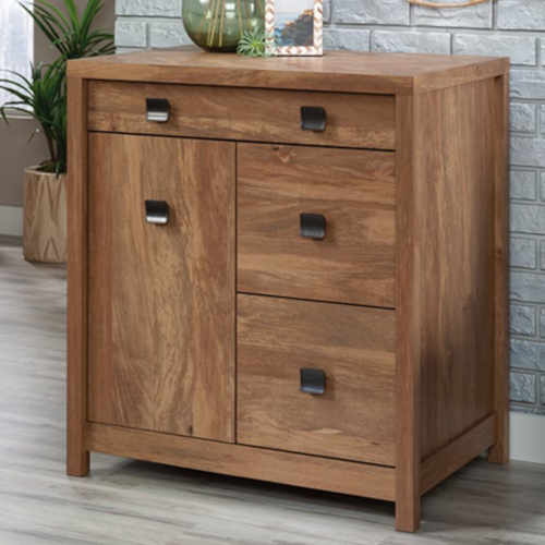 Farmhouse Small Office Credenza with File Drawer