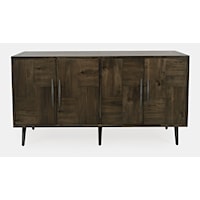 Mid-Century Modern Colhane 4-Door Accent Cabinet