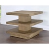 Steve Silver Canyon CAVEN BEIGE END TABLE |