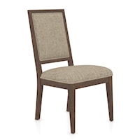 Transitional Customizable Upholstered Side Chair